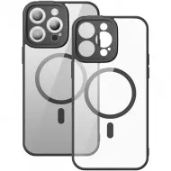Калъф + стъклен протектор BASEUS Frame MagSafe за Apple iPhone 14 Plus + протектор
