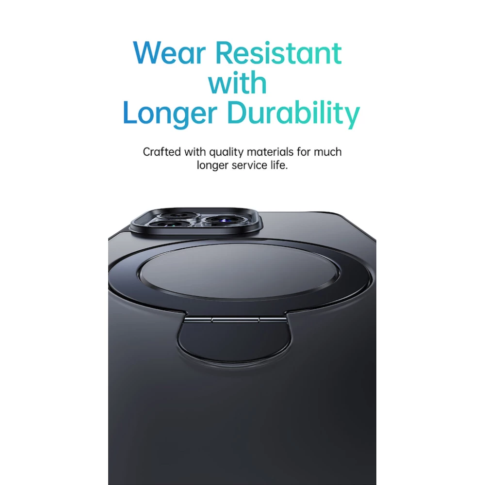 Калъф + стъклен протектор BASEUS Sky Ring MagSafe за Apple iPhone 15 Pro