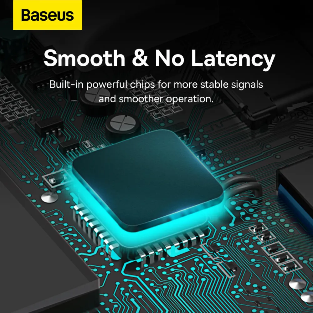 Хъб 4в1 BASEUS Lite S. от USB-A към 4xUSB 3.0, 2м. (WKQX030201)