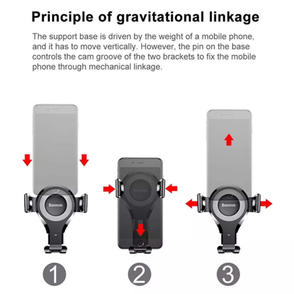  Холдер BASEUS, Osculum Gravity Mount (SUYL-XP01)