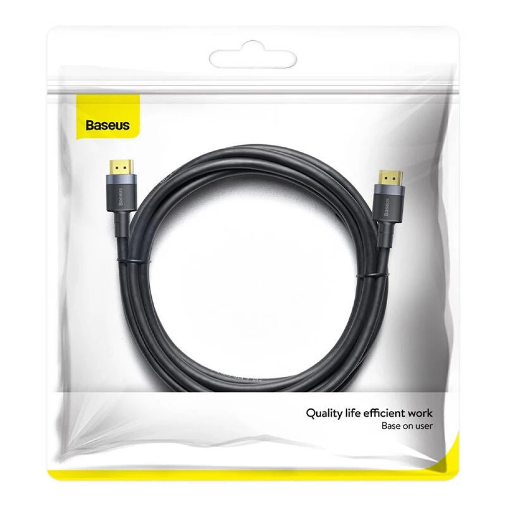 Кабел BASEUS (CADKLF-G01) 4K - HDMI към HDMI, 3 метра, 60Hz