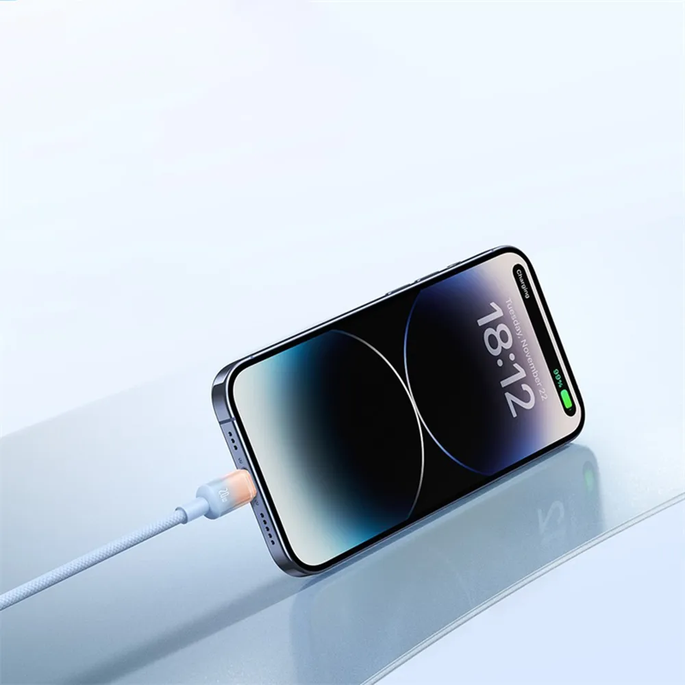  Кабел BASEUS 100W, Type-C - Type-C, Discolor Series (E0420700), 1 метър