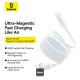 Кабел BASEUS 240W, Type-C - Type-C, PicoGo Magnetic Liquid Silicone (P10376800211-00) / магнитен самонавиващ се кабел, 1 метър