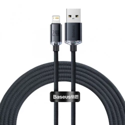 Кабел BASEUS, 2.4A USB-A - Lightning, Crystal Shine (CAJY000101), 1.2 метра