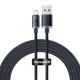 Кабел BASEUS, 2.4A USB-A - Lightning, Crystal Shine (CAJY000101), 1.2 метра