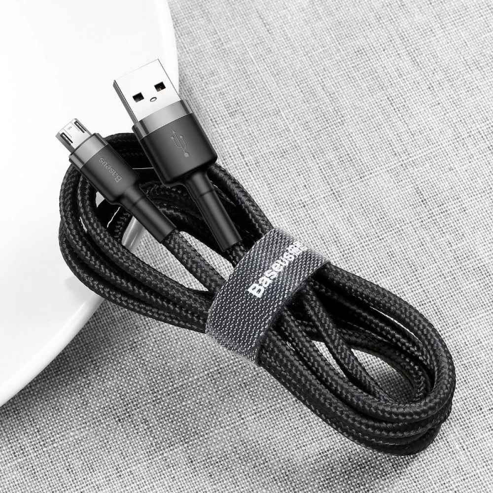 Кабел BASEUS, USB - Micro USB, Cafule 2A (CAMKLF-HG1), 3 метра