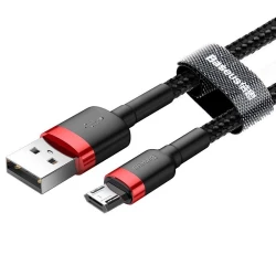 Кабел BASEUS, USB - Micro USB, Cafule 1.5A (CAMKLF-C91), 2 метра