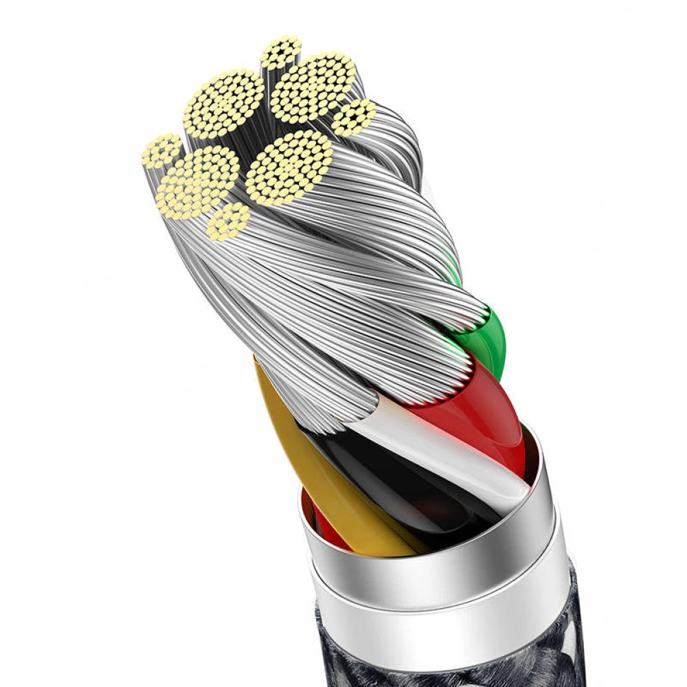 Кабел BASEUS 100W, USB - Type-C, Dynamic 5A (CALD000616), 1 метър