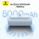 Външна батерия BASEUS Compact Series + Lightning  - 5000 mAh, 20W - (P10068307113-00)
