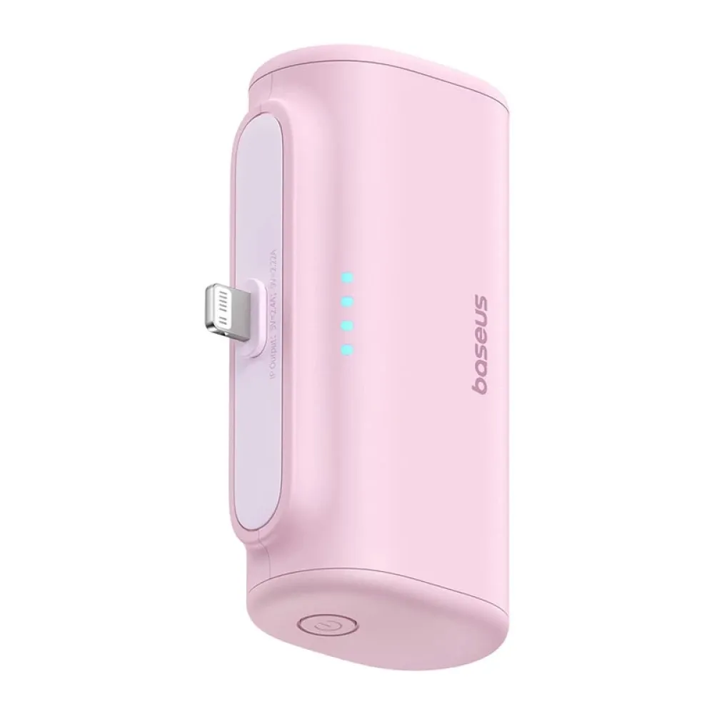 Външна батерия BASEUS Compact Series + Lightning  - 5000 mAh, 20W - (P10068307413-00)