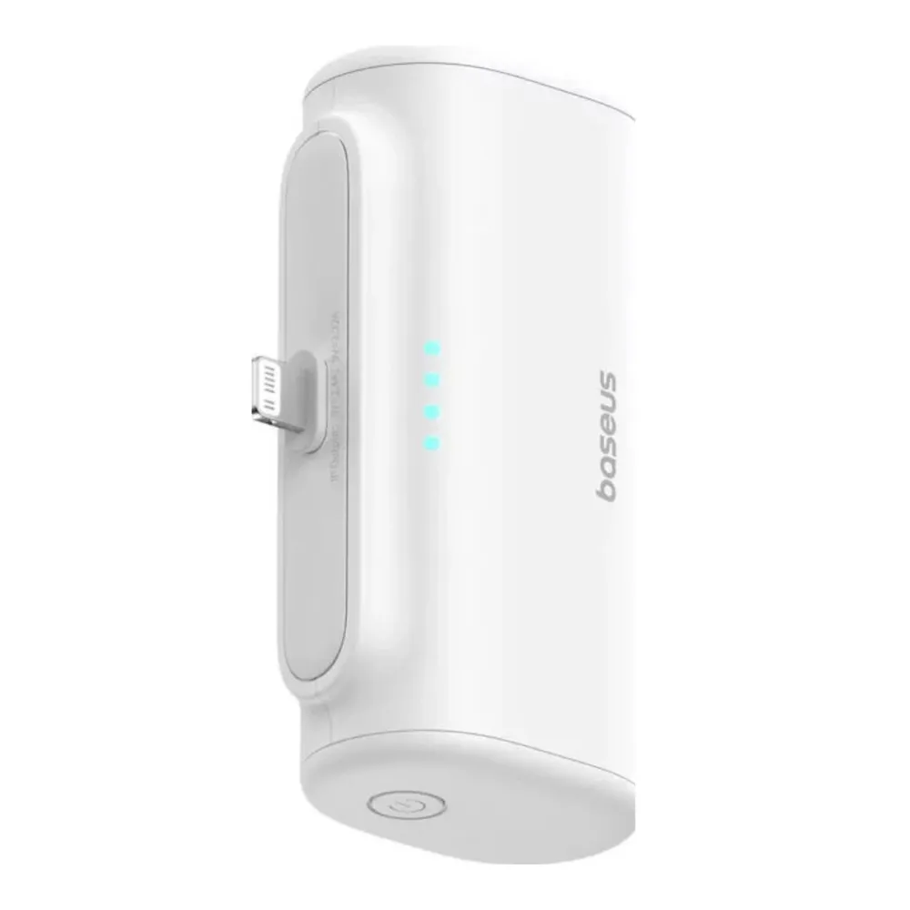 Външна батерия BASEUS Compact Series + Lightning  - 5000 mAh, 20W - (P10068307213-00)