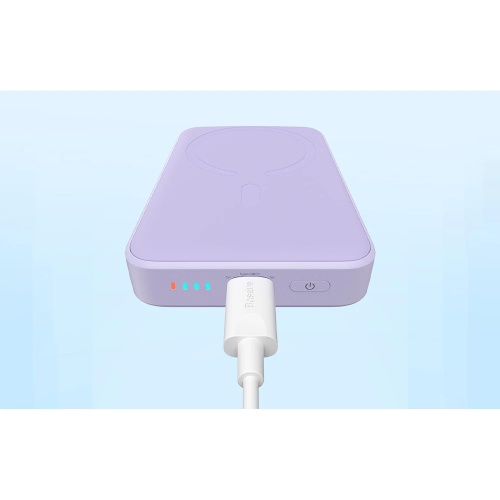 Безжична външна батерия BASEUS Magnetic Mini Wireless - 10 000 mAh, 20W - (PPCX110105)