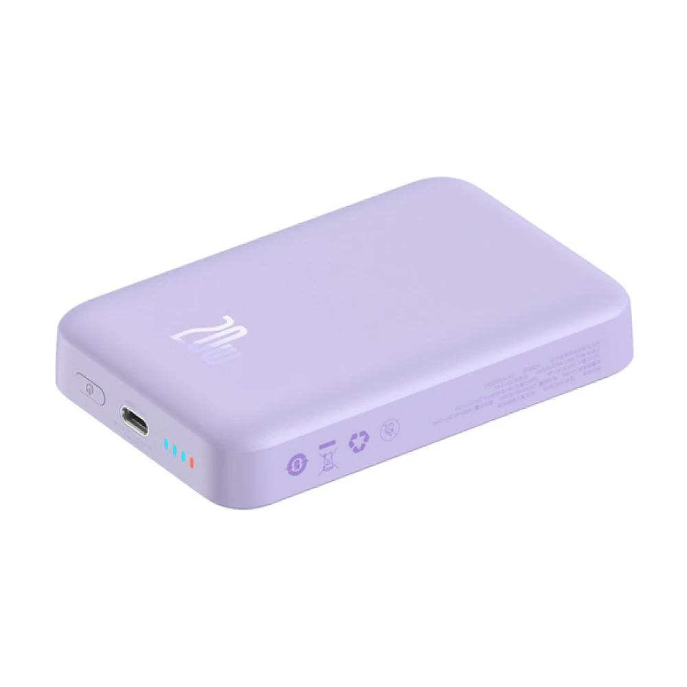 Безжична външна батерия BASEUS Magnetic Mini Wireless - 10 000 mAh, 20W - (PPCX110105)
