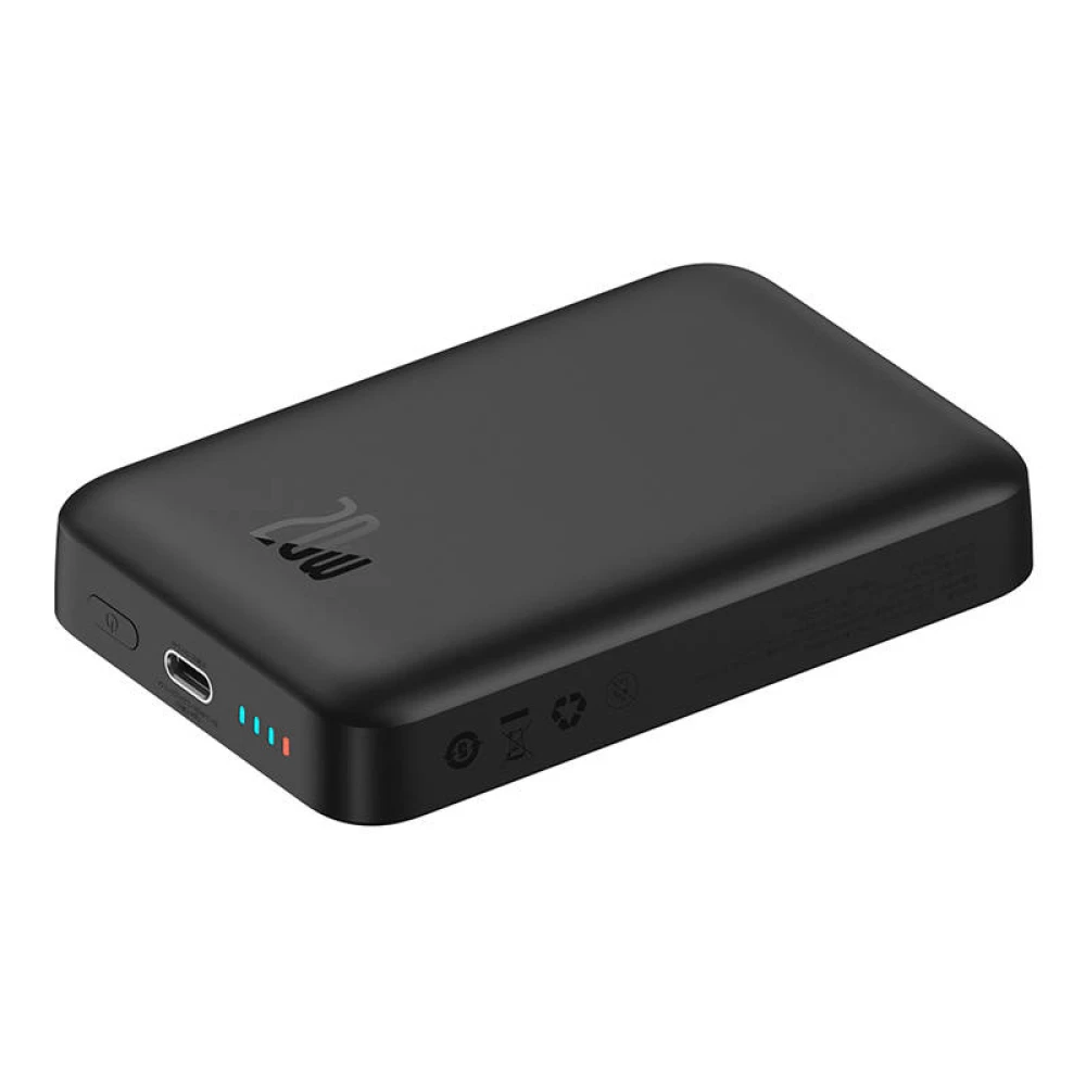 Безжична външна батерия BASEUS Magnetic Mini Wireless - 10 000 mAh, 20W - (PPCX070001)