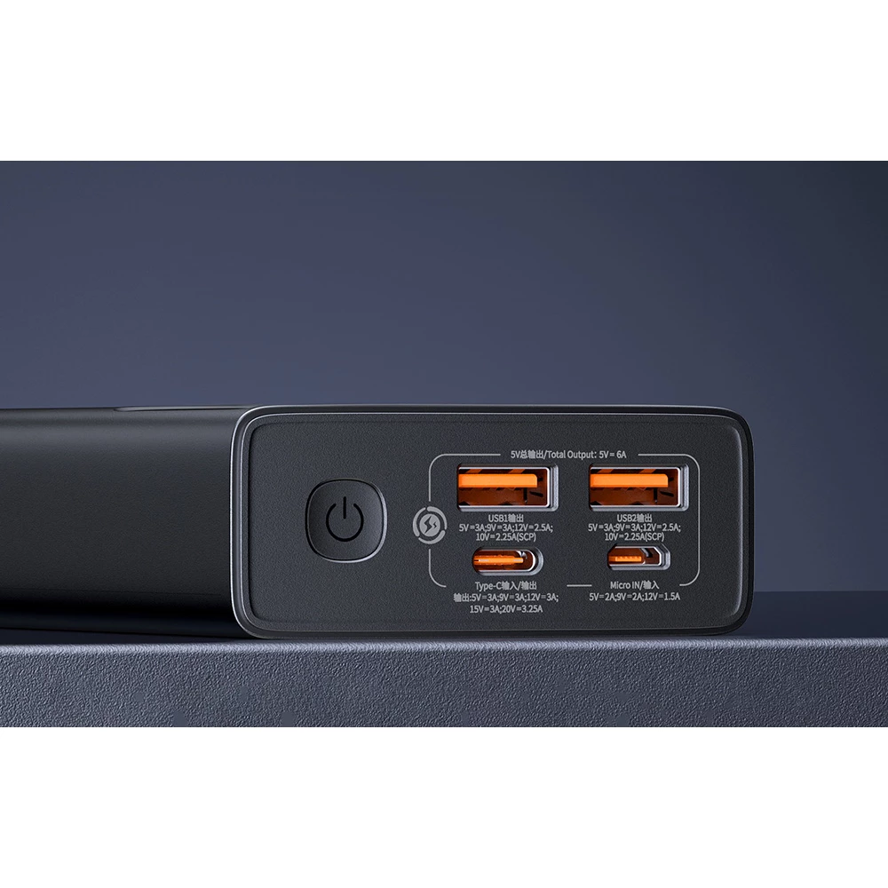  Външна батерия BASEUS - 20 000 mAh, 65W, Star-Lord Digital Display (P10022906113-00)