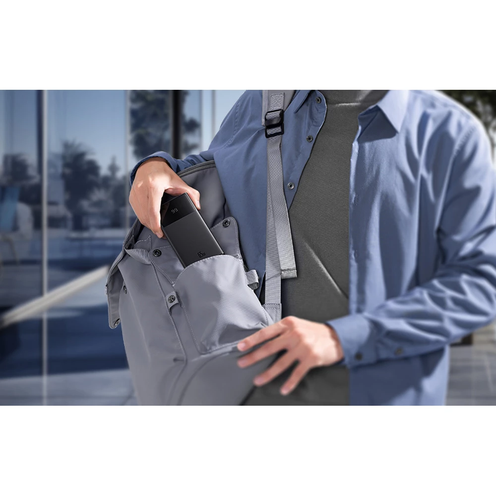  Външна батерия BASEUS - 20 000 mAh, 65W, Star-Lord Digital Display (P10022906113-00)