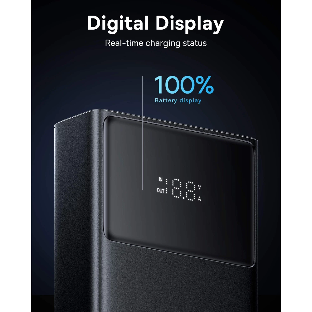  Външна батерия BASEUS - 20 000 mAh, 65W, Star-Lord Digital Display (P10022906113-00)