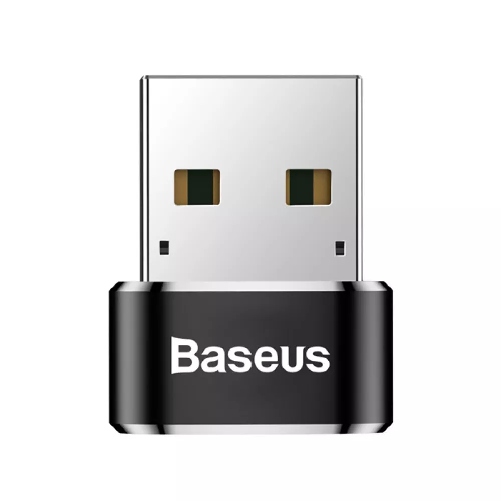 Преходник BASEUS Mini от USB-A към USB-C, 3A -  (CAAOTG-01)