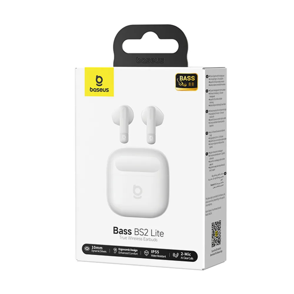Слушалки BASEUS HF Bass BS2 Lite (A0010A03), TWS с Bluetooth