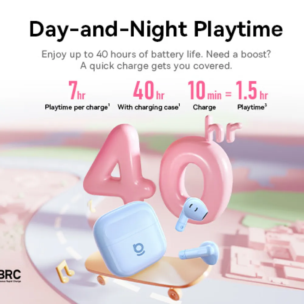 Слушалки BASEUS HF Bass BS2 Lite (A0010A03), TWS с Bluetooth