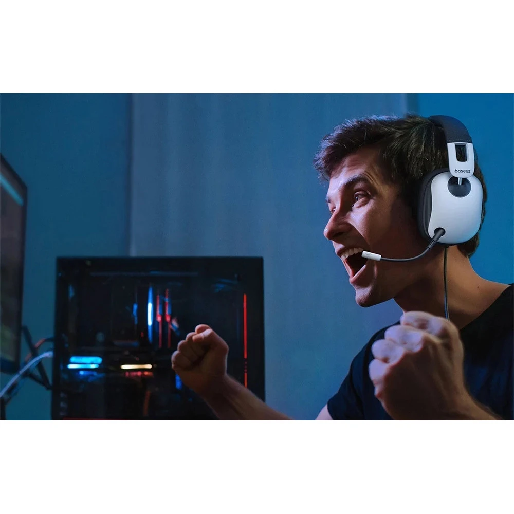 Геймърски слушалки BASEUS HF GoPlay 1 Max TWS (A00181002213-00), OVER-EAR Геймърски слушалки BASEUS HF GoPlay 1 Max TWS (A00181002213-00), OVER-EAR