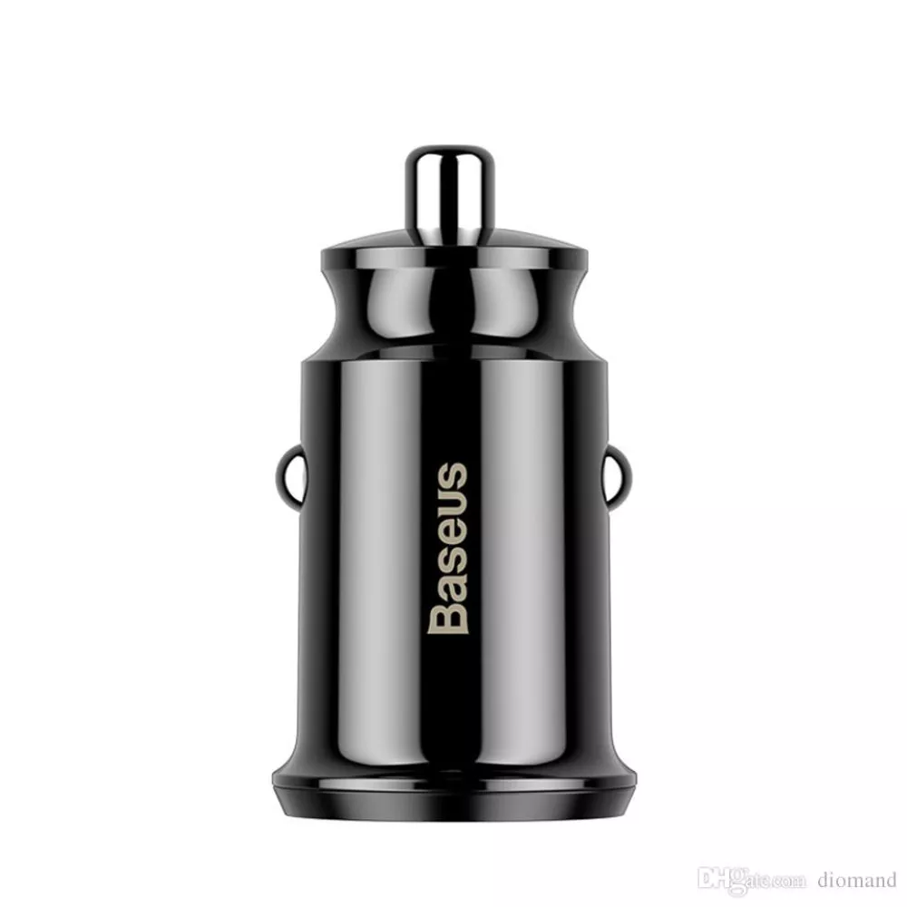  Зарядно за автомобил 12V BASEUS 15.5W, 2xUSB-A, 3.1A, Grain Car (CCALL-ML01)