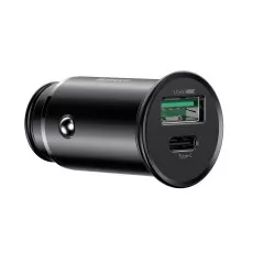 Зарядно за автомобил 12V BASEUS 30W, USB-A, USB-C (CCYS-C01)