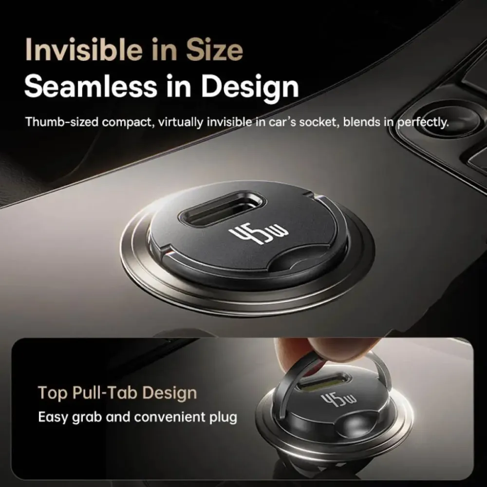 Зарядно за автомобил 12V Baseus - C0206800 45W, USB-C