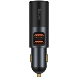  Зарядно за автомобил 12V BASEUS 120W, 2xUSB-A + извод за запалка, Cigarette Lighter Expansion (CCBT-D0G)