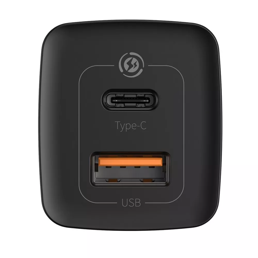  Зарядно устройство 220V BASEUS 65W, USB-A, USB-C, GaN2 Lite (CCGAN2L-B01)