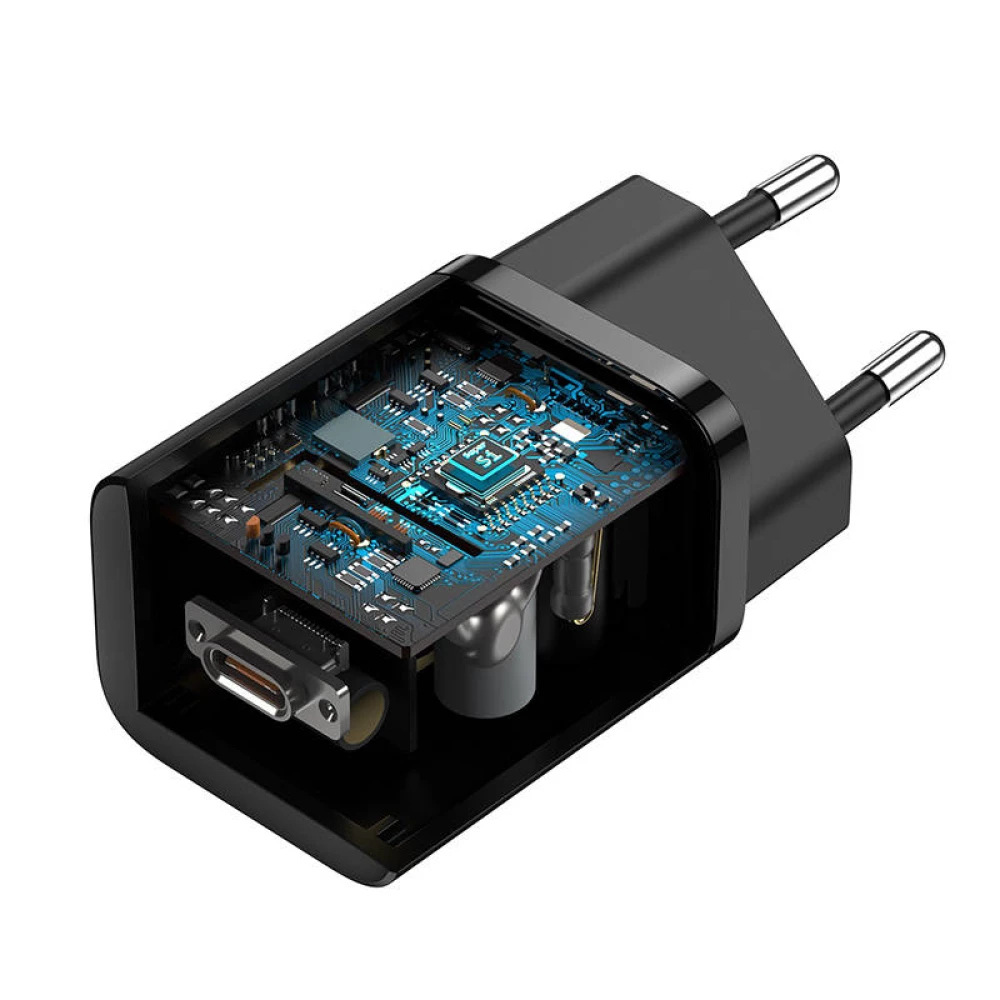 Зарядно устройство 220V BASEUS 25W, USB-C, Super Si (CCSP020101)