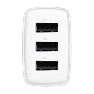  Зарядно устройство 220V BASEUS - Compact Quick (CCXJ020102) 17W, 3 x USB-A