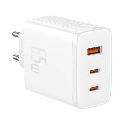  Зарядно устройство 220V BASEUS 65W, USB-A, 2xUSB-C, Cube Pro (P10152301213-00)