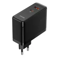 Зарядно устройство 220V BASEUS 100W, USB-A, USB-C, GaN5 Pro (CCGP090201)