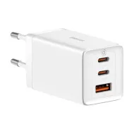 Зарядно устройство 220V BASEUS 65W, USB-A, 2xUSB-C, GaN5 Pro (CCGP120202)