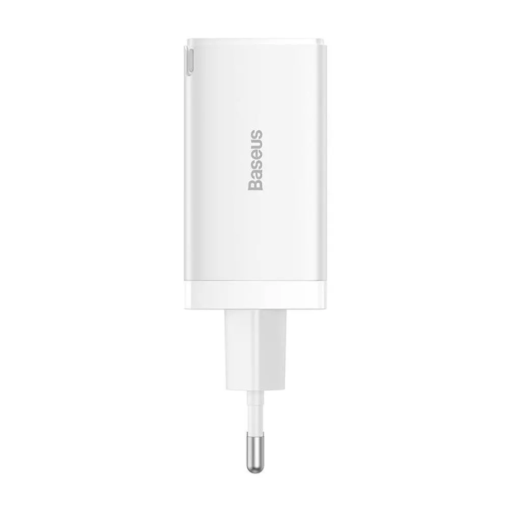 Зарядно устройство 220V BASEUS 65W, USB-A, 2xUSB-C, GaN5 Pro (CCGP120202)