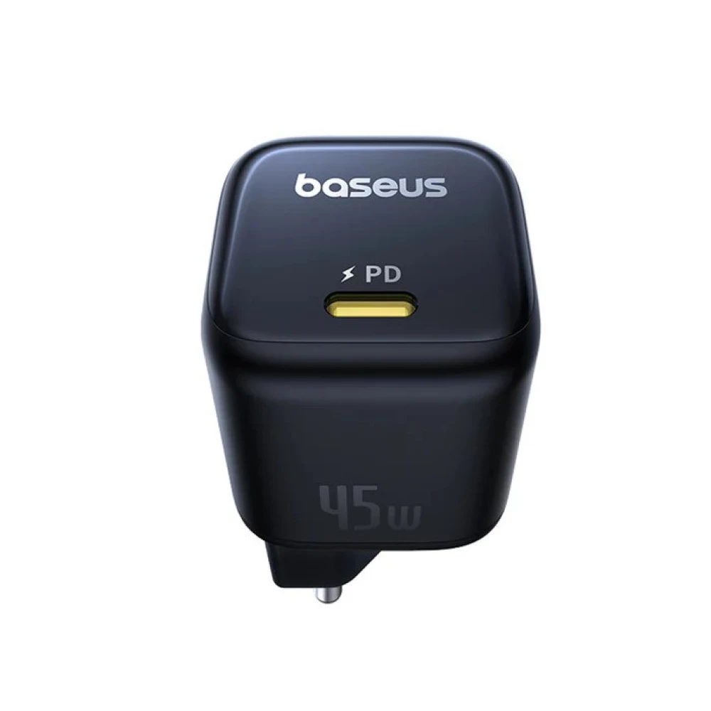  Зарядно устройство 220V BASEUS 45W, USB-C, PicoGo GaN (P10176800123-00)