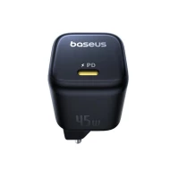  Зарядно устройство 220V BASEUS 45W, USB-C, PicoGo GaN (P10176800123-00)