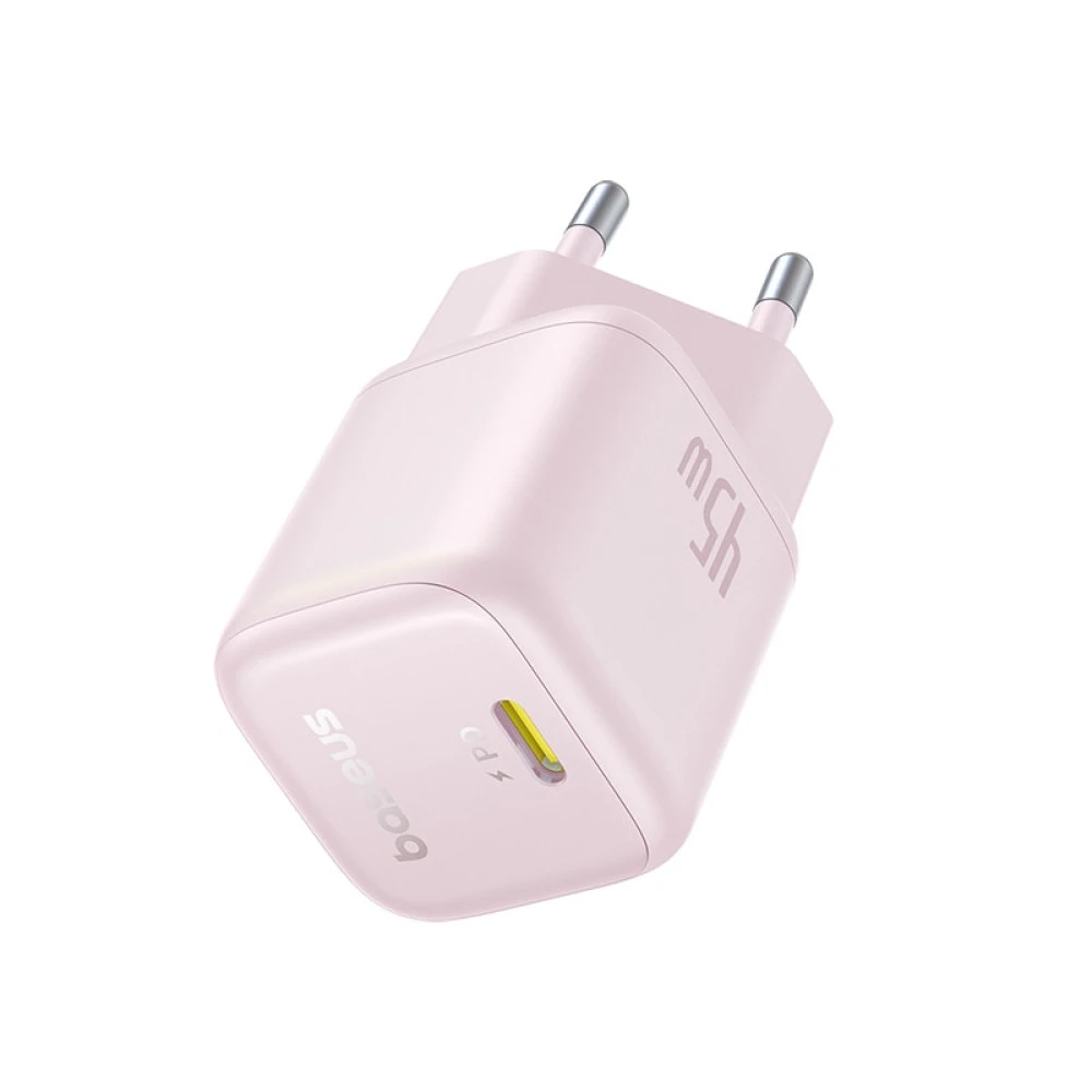  Зарядно устройство 220V BASEUS 45W, USB-C, PicoGo GaN (P10176800413-00)