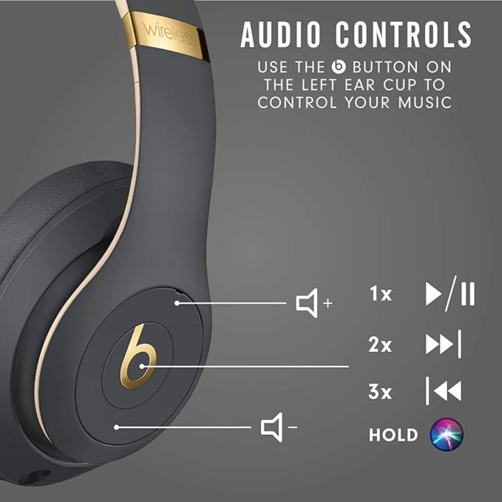                Bluetooth слушалки Beats Studio 3 Bluetooth Earphones - MXJ92ZM/A, OVER-EAR