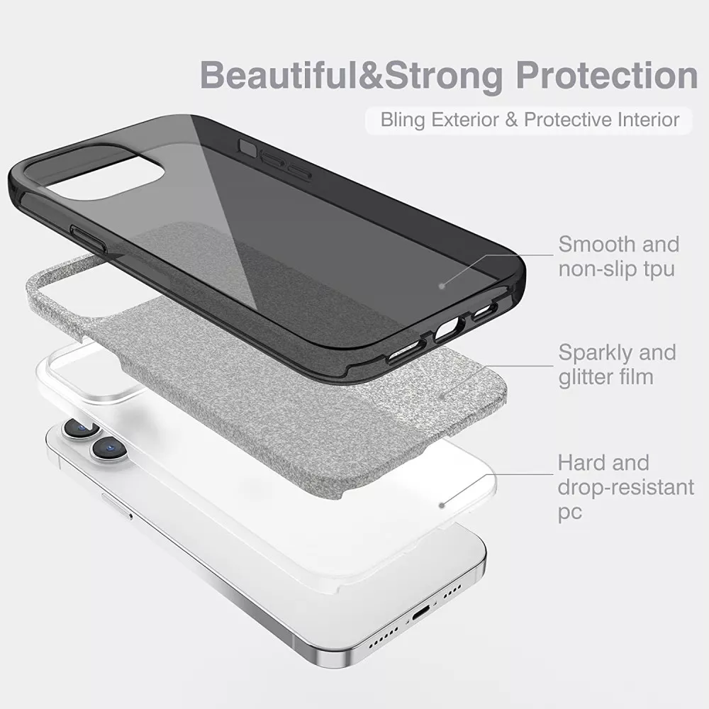 Силиконов калъф ENSIDA за Apple iPhone 15 Pro 