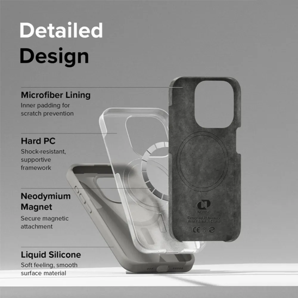 Калъф NORDIC Liquid Silicone за Apple iPhone 13, MagSafe 