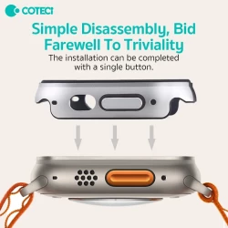 Двуслоен протектор за корпус COTECi за смарт часовник Apple iWatch Ultra 1 49мм Двуслоен протектор за корпус COTECi за смарт часовник Apple iWatch Ultra 1 49мм