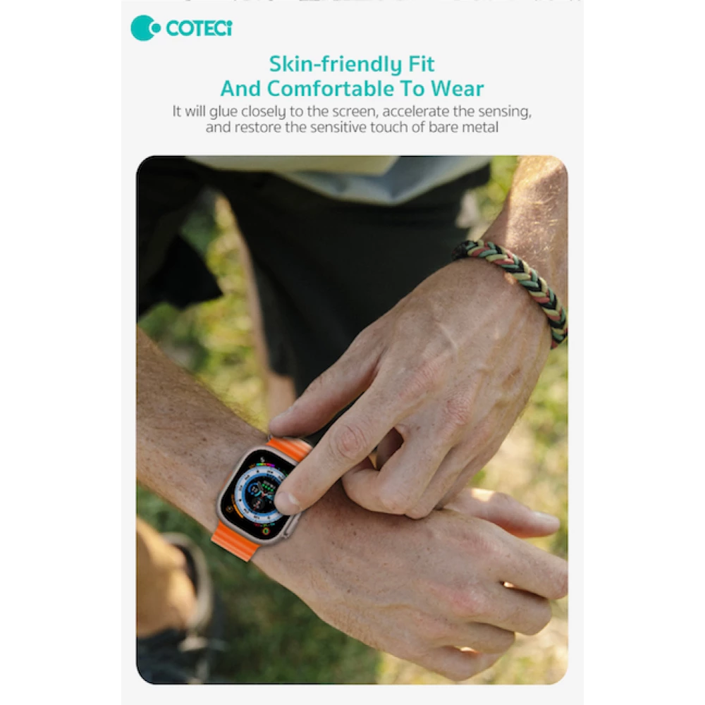 Силиконова каишка за смарт часовник Apple iWatch Series 4 44мм - Ocean Strap W96