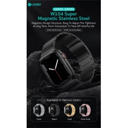 Метална магнитна каишка за смарт часовник Apple iWatch Ultra 1 49мм - Super Magnetic Metal Strap W104