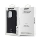 Калъф DKNY PU Leather Stack Logo Magsafe Black DKHMP14LPSMCSLK за Apple iPhone 14 Pro