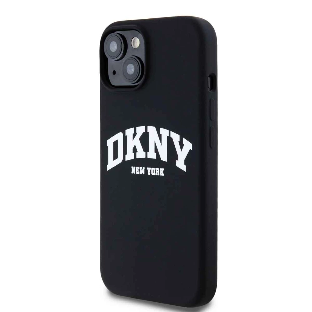 Калъф DKNY Liquid Silicone Arch Logo Magsafe Black DKHMP14SSSNYACH за Apple iPhone 14 