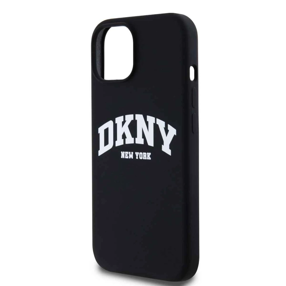 Калъф DKNY Liquid Silicone Arch Logo Magsafe Black DKHMP14SSSNYACH за Apple iPhone 14 