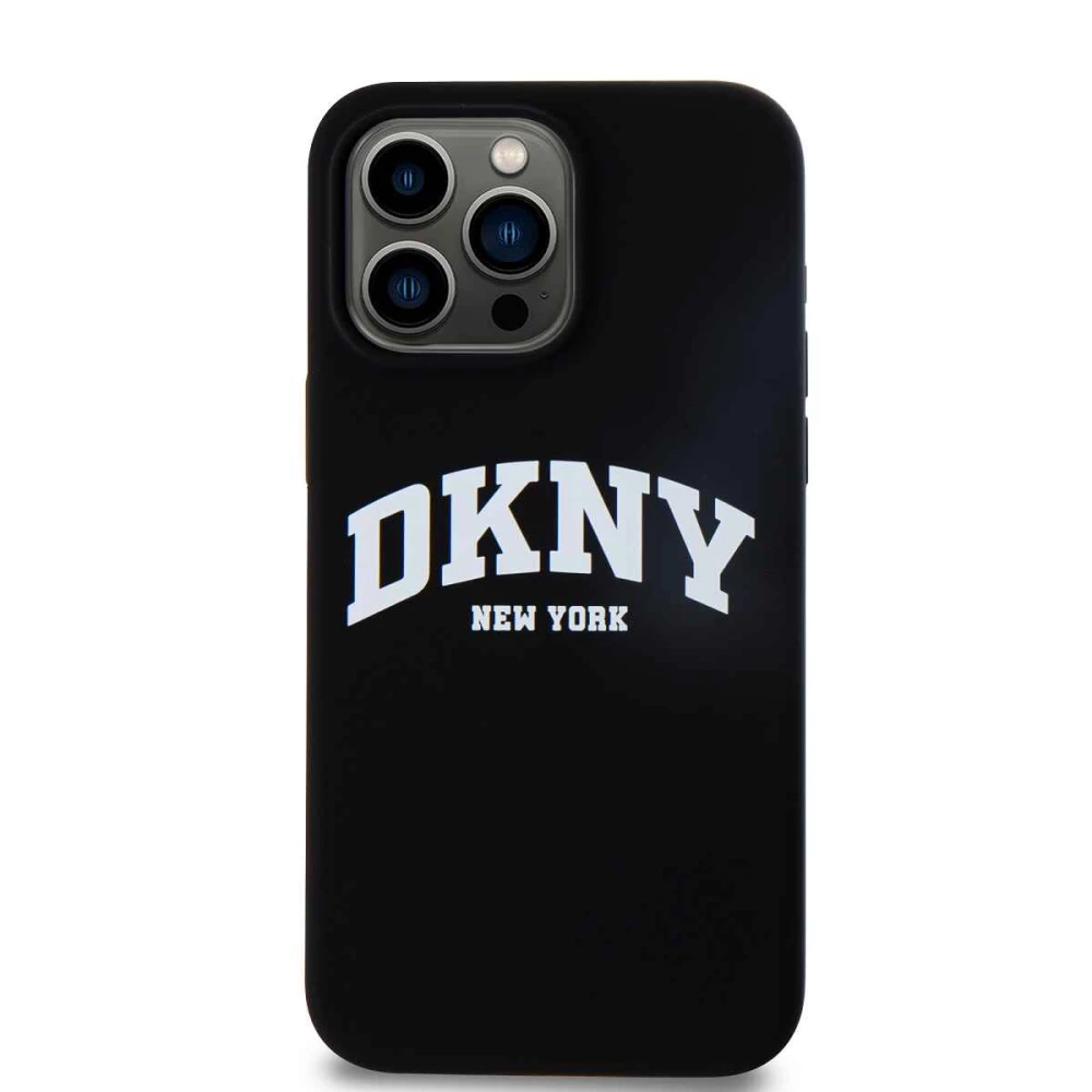 Калъф DKNY Liquid Silicone Arch Logo Magsafe Black DKHMP14LSNYACH за Apple iPhone 14 Pro