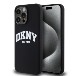 Калъф DKNY Liquid Silicone Arch Logo Magsafe Black DKHMP14LSNYACH за Apple iPhone 14 Pro